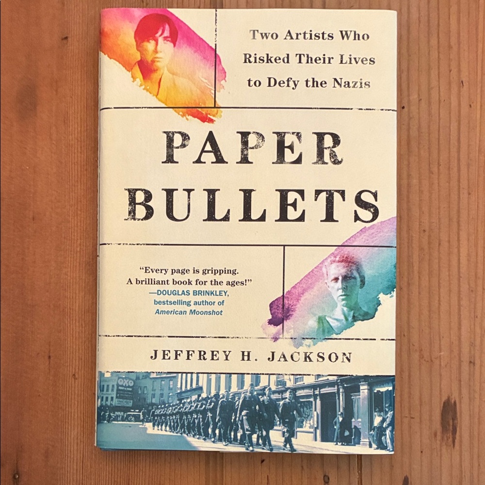 Paper Bullets by Jeffrey H. Jackson — Cream Cover with Color Accents